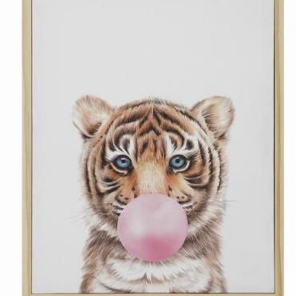 Other - 🆕 bubble gum tiger 🐅 wall art